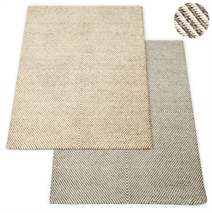 Axiom Handwoven Wool Flatweave Rug RH Collection